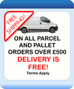 Free Delivery for orders over £500 Wholesale Clearance