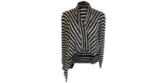 Wholesale Joblot of 24 Avon Women's Mono Stripe Waterfall Cardigans
