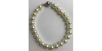 Wholesale Joblot Of 10 Ladies Faux Pearl Bracelets