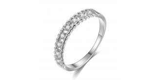 12pc LUXURY CLEAR CRYSTAL WOMENS RING 4 SIZES 3 EACH | GCC172 UK SELLER