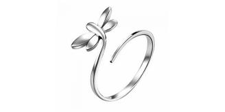 One Off Joblot of 16 Ladies Butterfly Adjustable Silver Rings