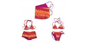 One Off Joblot of 8 Azaryah Girls Autumn Mixed Luxury Childrens Swimwear