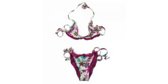 One Off Joblot of 6 Azaryah Girls Fringe Triangle Luxury Childrens Swimwear