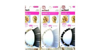 Assorted Scunci Bendini Clip Bend Slide And Snap Hair Accessory