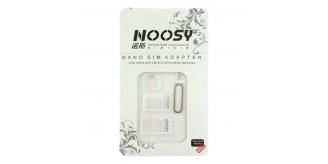 50 NOOSY Nano SIM Card to MICRO Standard SIM Adapter converter SET For iPhone & Samsung