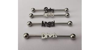 Wholesale Joblot Of 20 38mm Long Diva Sexy Angel Baby Industrial Barbell Bars Ear Piercings