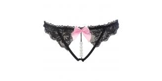 10pc_Cute Lace Crotchless Knickers with Beads_UK Seller_GCL117