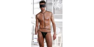 5pc_Men Black Fantasy Costume Outfit 3 Pcs Set_UK Seller_GCL127