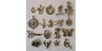 Wholesale Joblot of 100 Metal Jewellery Making Necklace Pendants & Bracelet Charms