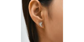 10pairs_Stainless Steel Baby Foot  Stud Earrings_UK Seller_GCJ518