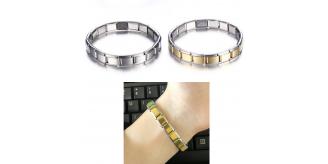 10pc_Unisex Stainless Steel Bracelet Elastic Stretchable - Silver Tone or Gold Tone_UK Seller_GCJ528Variable