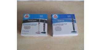 114 x Bissell Genuine Steam Mop Steam & Sweep 2 pack pads Retail boxed