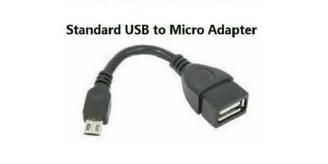 1000 pcs USB A 2.0 Female to Micro USB B Male OTG Adapter Date Cable