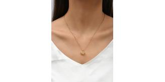 10pcs Gold Tone Planet Hollow Pendant Necklace|GCJ291|UK SELLER