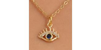 10pcs Hoop Crystal Simulated Clear Diamond Circle Round Pendant Necklace|GCJ343|UK SELLER