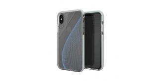 50 x Gear4 iPhone XS & X SPACE Victoria D30 ShockProof Slim Case Cover Clear/Blue