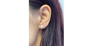 10 pairs - Elegant Faux Pearl Stud Earrings Rosegold|GCJ368|UK SELLER
