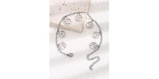10 pcs - Silver Chain Anklet/Bracelet with Dolphin Charms|GCJA004-Silver|UK SELLER