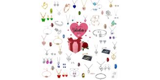 10 pcs - Valentines Mystery Jewellery with Message Gift Box - Premium Jewellery - Random Mixed Jewellery|GCJSET013-Random|UK SELLER