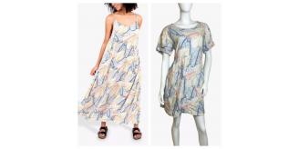 One Off Joblot of 5 Brakeburn Mixed Tropical Leaf Dresses - Size 8