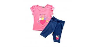 Joblot of 8-Pack Girls 2-Pcs Legging Set 2-Colours (1y-4y)