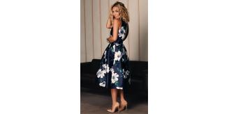 Job Lot of Designer Myleene Class Dresses Beautiful fabric Dark Blue Size 8 - 10 - 12