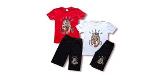 Joblot of 10x Brand New Boys 2-Pcs Shorts Set - Sizes 8y-12y