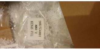 2mm Cross Spacers Pack of 100