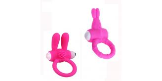 10pcs - Vibrating Rabbit Cock Ring - Open or Closed Ears - Random Type|GCAP020-Open/Close Ears|UK seller