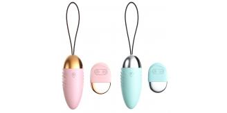 5 pcs - 10 Modes Wireless Battery Operated Vibrating Egg with Remote Control - Random Colour|GCAP040-Pink/Blue|UK seller
