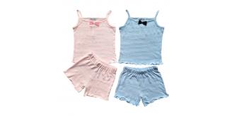 Joblot of 10x Brand New Girls 2-Pcs Set in 2 Colours - Sizes 3y-8y