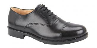 10 x Grafters M490A Men's Black Leather Oxford Formal Uniform Dress Shoes New Boxed Mixed Sizes