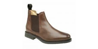 10 x ROAMERS M278B Brown Leather Gusset Boot Gusset Boot Padded Upper Leather
