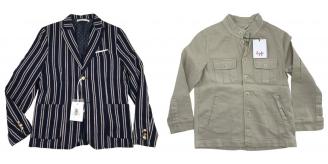 Joblot of 9 Boys Branded Jackets in 2 Styles - IL Gufo, Daniele Alessandrini