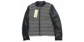 One Off Joblot of 3 Miss Grant Girls Monochrome Lace Jackets Faux Leather
