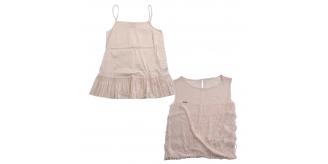 One Off Joblot of 4 Girl's Twinset Mixed Light Pink Tops