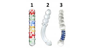 10pcs - Crystal G-spot Stimulation Glass Dildo Selections|GCAP159AP160AP161|UK seller