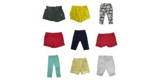 One Off Joblot of 14 Girl's Mixed Branded Shorts & Trousers