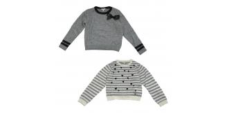 One Off Joblot of 4 Girl's Miss Grant Mixed Jumpers