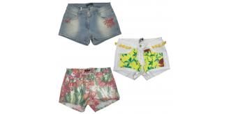 One Off Joblot of 17 Girl's Mixed Branded Shorts
