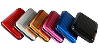Aluminium credit card holder 10 pcs