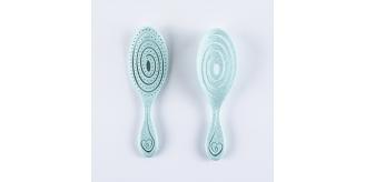 Eco Friendly Wheat Straw Hairbrush, Flexible Soft Pin Bristles