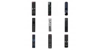One Off Joblot of 9 Mixed Remote Controls - Samsung, LG, Virgin Media