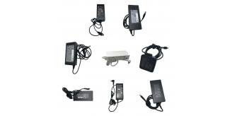 One Off Joblot of 11 Mixed Monitor TV Power Adapters - Samsung, HP, Etc.