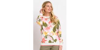One Off Joblot of 6 Ladies Brakeburn Tropical Palm Crew Neck Sweatshirt