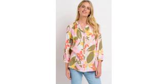 One Off Joblot of 15 Ladies Brakeburn Tropical Palm Blouse