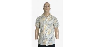 One Off Joblot of 5 Men's Brakeburn Tropical Leaf Shirt