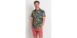 One Off Joblot of 6 Men's Brakeburn Botanical Jungle Shirt