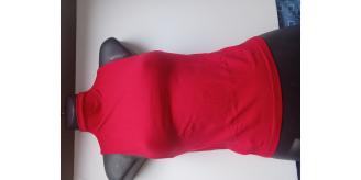 SEAMFREE STRETCHY SLEEVELESS TOP UK size S M Limited Edition TURTLENECK