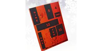 100pcs-Christmas 12 Days Advent Calendar Empty Box with Mold Set For Small Gifts Presents|GCBox-ADAP-100sets|UK seller